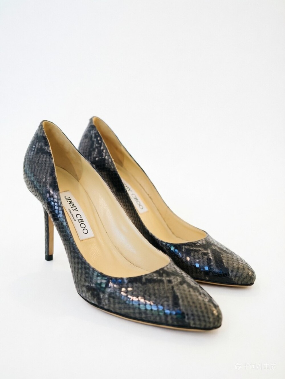 Jimmy Choo  python pointed toe pumps - Picture 5 of 10